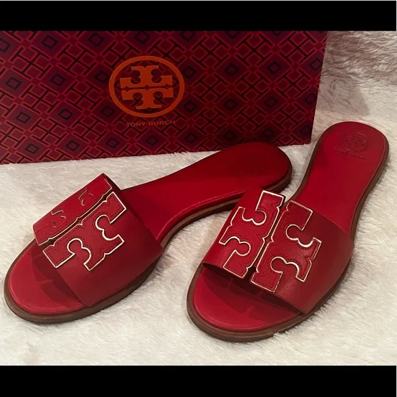 Tory burch 2025 ines slide red